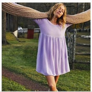 NEW Free People Beach The Luxe Sweater Babydoll Dress size M